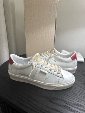 Golden Goose Matchstar Sneaker Leather White/Red 38